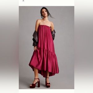 Samant Chauhan Tiered Bubble Dress size M petite